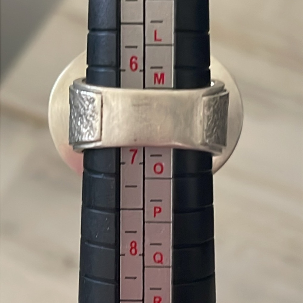 Silpada Sterling Silver Disc Statement Ring. - image 8